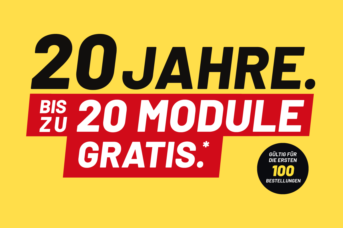 20 Jahre. 20-Module.