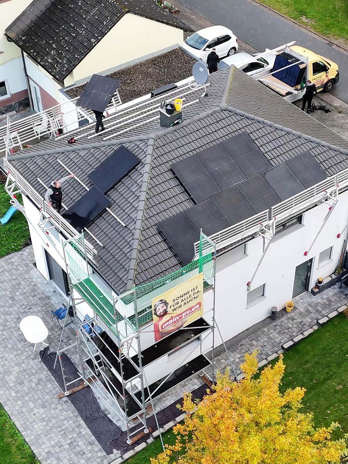 Photovoltaikanlage von main-pv für den Frühstart 2027