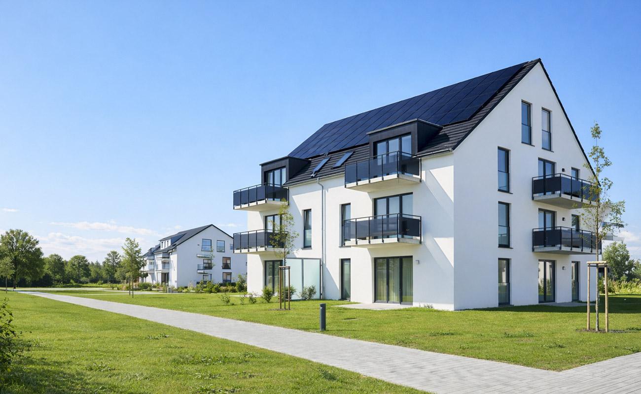 Mehrfamilienhaus mit Photovoltaik